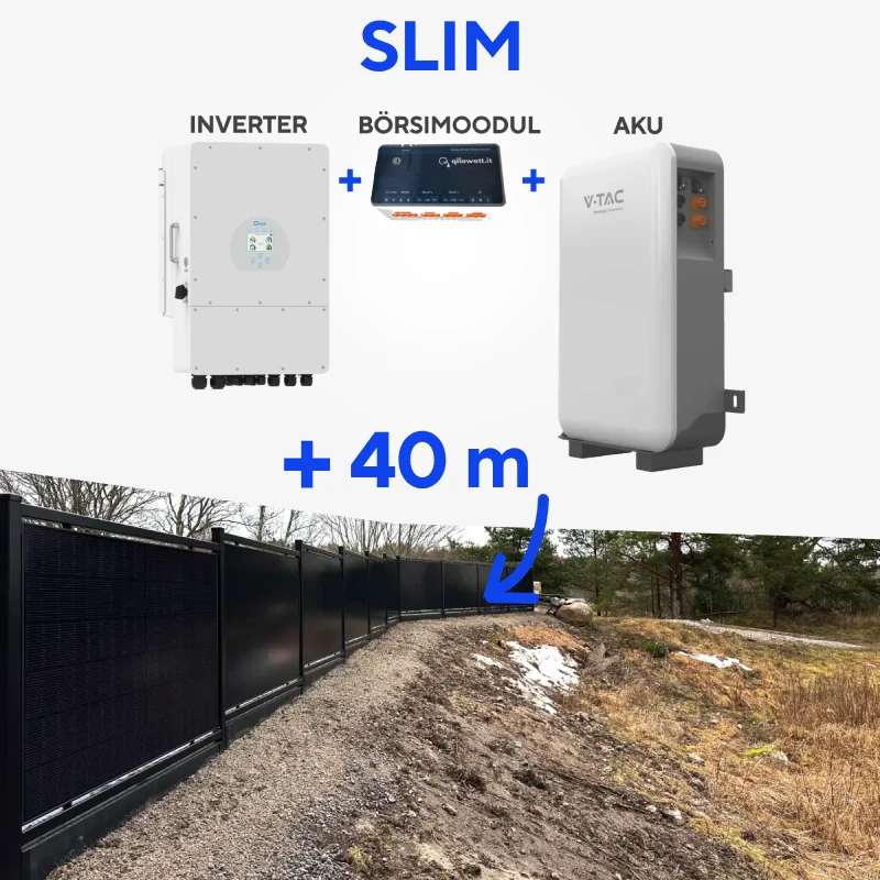 Elektrisalvesti ja Solar Aed komplekt