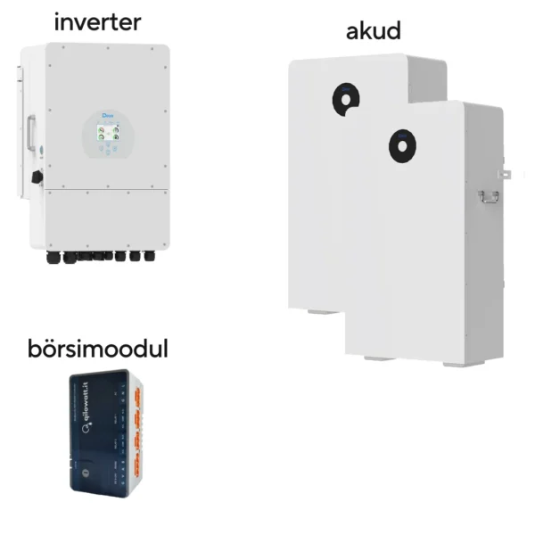 SLIM Plus Deye 16kWh energiasalvesti komplekt