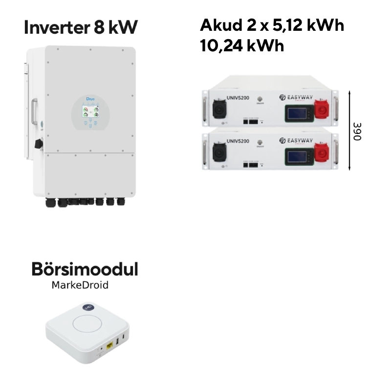10,24 kWh akupank LiFePO4 EasyWay