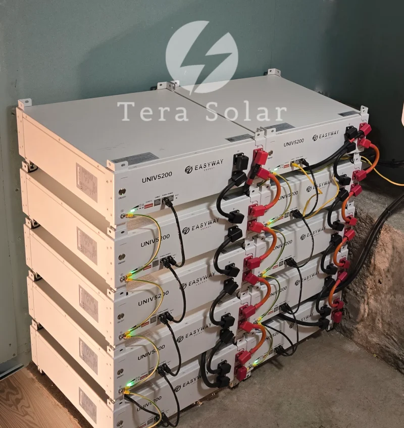 EasyWay UNIV5200 LiFePO4 elektrisalvesti päikesepargile